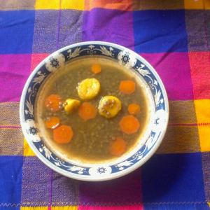 Mexican lentil soup